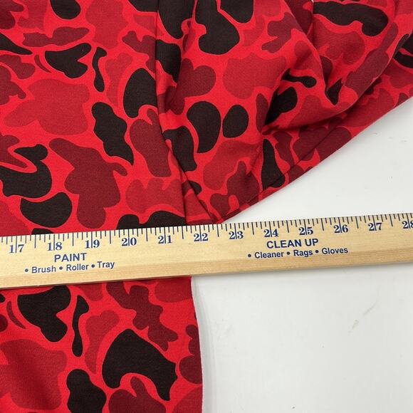 HUDSON OUTERWEAR SHARK CAMOUFLAGE HOODIE SWEAT PULLOVER HOODIE MENS SIZE LARGE - Picture 7 of 9